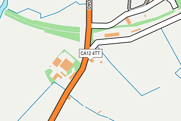 CA12 4TT map - OS OpenMap – Local (Ordnance Survey)