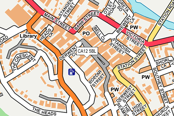 CA12 5BL map - OS OpenMap – Local (Ordnance Survey) CA12 5BL map - OS OpenMap – Local (Ordnance Survey)