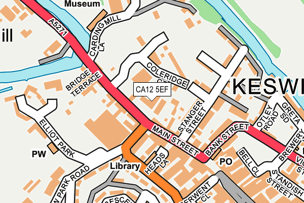 CA12 5EF map - OS OpenMap – Local (Ordnance Survey) CA12 5EF map - OS OpenMap – Local (Ordnance Survey)