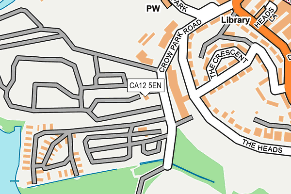 CA12 5EN map - OS OpenMap – Local (Ordnance Survey) CA12 5EN map - OS OpenMap – Local (Ordnance Survey)