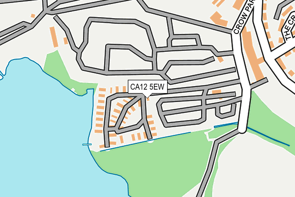 CA12 5EW map - OS OpenMap – Local (Ordnance Survey) CA12 5EW map - OS OpenMap – Local (Ordnance Survey)