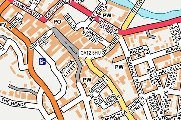 CA12 5HU map - OS OpenMap – Local (Ordnance Survey) CA12 5HU map - OS OpenMap – Local (Ordnance Survey)