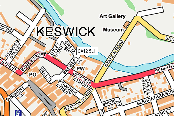 CA12 5LH map - OS OpenMap – Local (Ordnance Survey) CA12 5LH map - OS OpenMap – Local (Ordnance Survey)