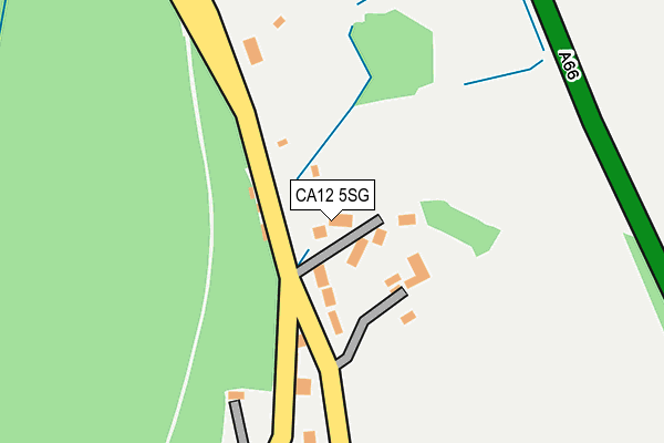 CA12 5SG map - OS OpenMap – Local (Ordnance Survey) CA12 5SG map - OS OpenMap – Local (Ordnance Survey)