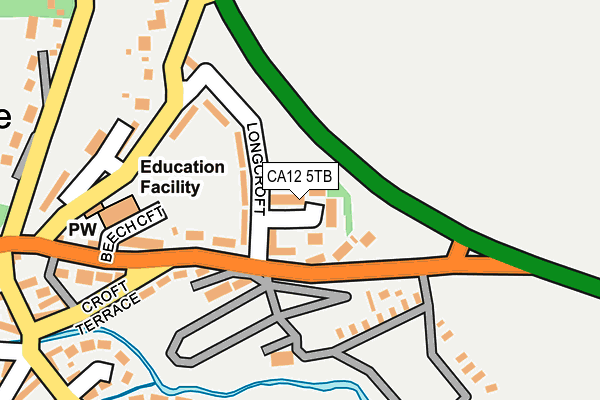 CA12 5TB map - OS OpenMap – Local (Ordnance Survey) CA12 5TB map - OS OpenMap – Local (Ordnance Survey)