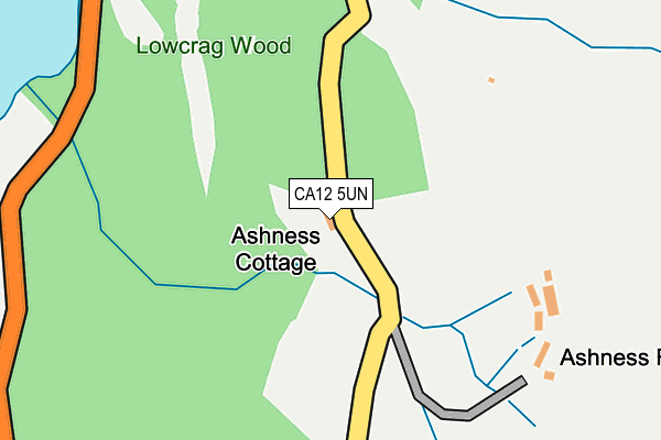 CA12 5UN map - OS OpenMap – Local (Ordnance Survey)