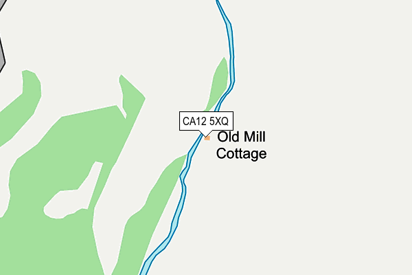 CA12 5XQ map - OS OpenMap – Local (Ordnance Survey) CA12 5XQ map - OS OpenMap – Local (Ordnance Survey)