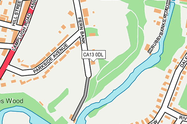 CA13 0DL map - OS OpenMap – Local (Ordnance Survey) CA13 0DL map - OS OpenMap – Local (Ordnance Survey)
