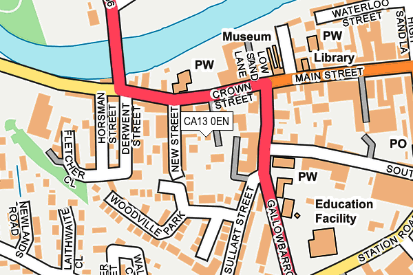 CA13 0EN map - OS OpenMap – Local (Ordnance Survey) CA13 0EN map - OS OpenMap – Local (Ordnance Survey)