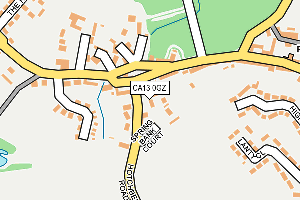 CA13 0GZ map - OS OpenMap – Local (Ordnance Survey) CA13 0GZ map - OS OpenMap – Local (Ordnance Survey)