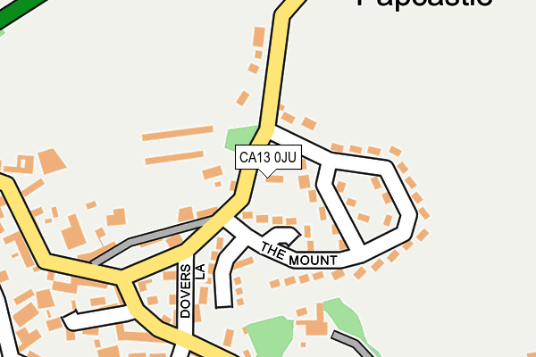 CA13 0JU map - OS OpenMap – Local (Ordnance Survey) CA13 0JU map - OS OpenMap – Local (Ordnance Survey)