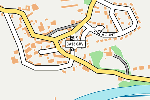 CA13 0JW map - OS OpenMap – Local (Ordnance Survey) CA13 0JW map - OS OpenMap – Local (Ordnance Survey)