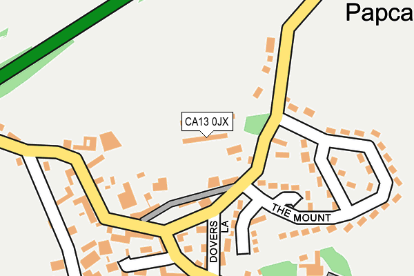 CA13 0JX map - OS OpenMap – Local (Ordnance Survey) CA13 0JX map - OS OpenMap – Local (Ordnance Survey)