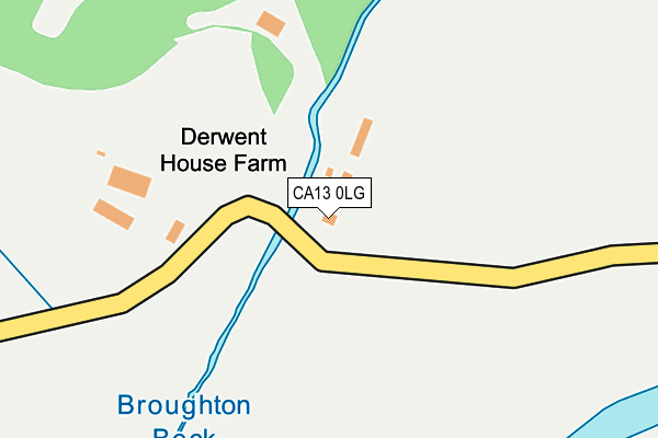 CA13 0LG map - OS OpenMap – Local (Ordnance Survey) CA13 0LG map - OS OpenMap – Local (Ordnance Survey)
