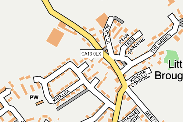CA13 0LX map - OS OpenMap – Local (Ordnance Survey) CA13 0LX map - OS OpenMap – Local (Ordnance Survey)