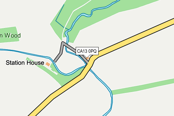CA13 0PQ map - OS OpenMap – Local (Ordnance Survey) CA13 0PQ map - OS OpenMap – Local (Ordnance Survey)