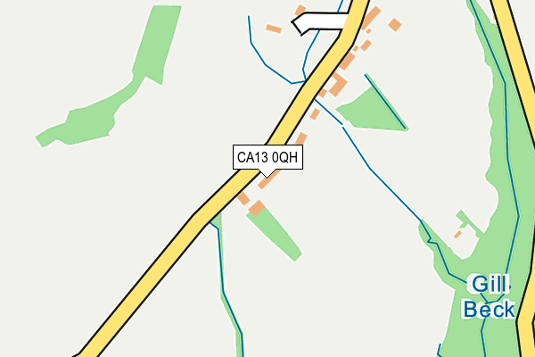 CA13 0QH map - OS OpenMap – Local (Ordnance Survey)