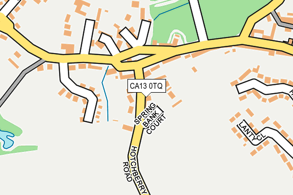 CA13 0TQ map - OS OpenMap – Local (Ordnance Survey) CA13 0TQ map - OS OpenMap – Local (Ordnance Survey)