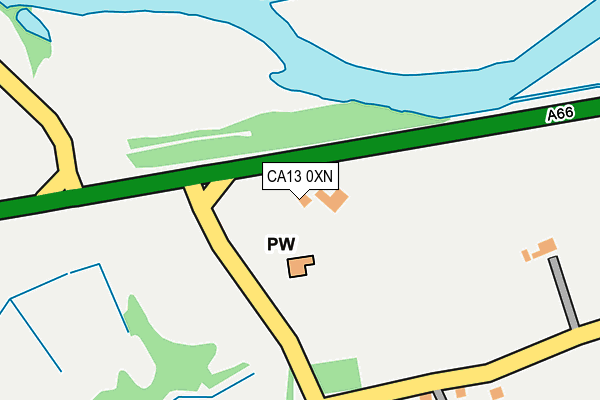 CA13 0XN map - OS OpenMap – Local (Ordnance Survey) CA13 0XN map - OS OpenMap – Local (Ordnance Survey)
