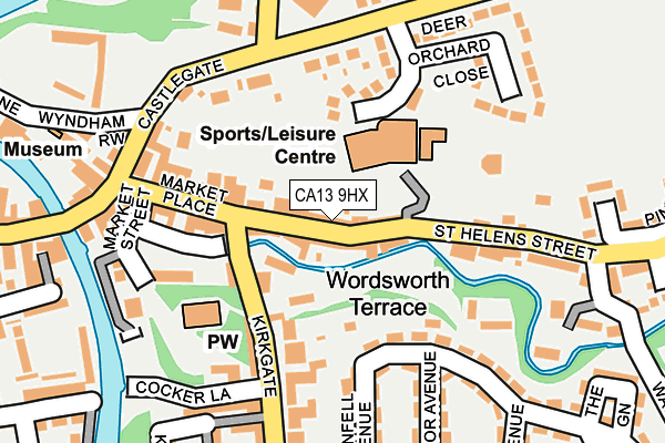 CA13 9HX map - OS OpenMap – Local (Ordnance Survey)