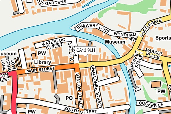 CA13 9LH map - OS OpenMap – Local (Ordnance Survey) CA13 9LH map - OS OpenMap – Local (Ordnance Survey)