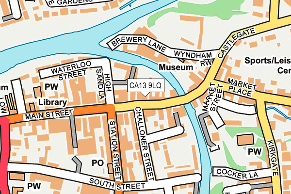 CA13 9LQ map - OS OpenMap – Local (Ordnance Survey)