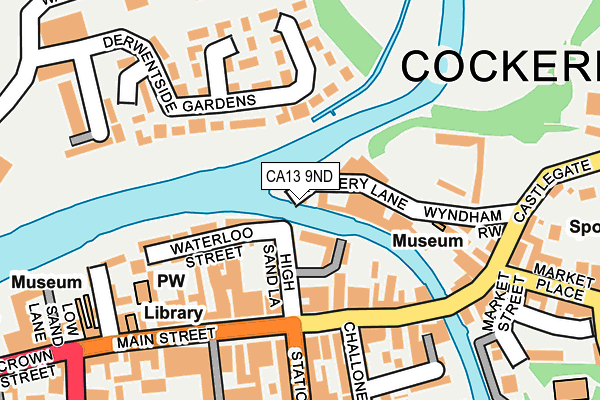 CA13 9ND map - OS OpenMap – Local (Ordnance Survey) CA13 9ND map - OS OpenMap – Local (Ordnance Survey)