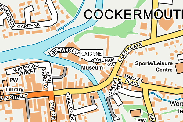 CA13 9NE map - OS OpenMap – Local (Ordnance Survey) CA13 9NE map - OS OpenMap – Local (Ordnance Survey)
