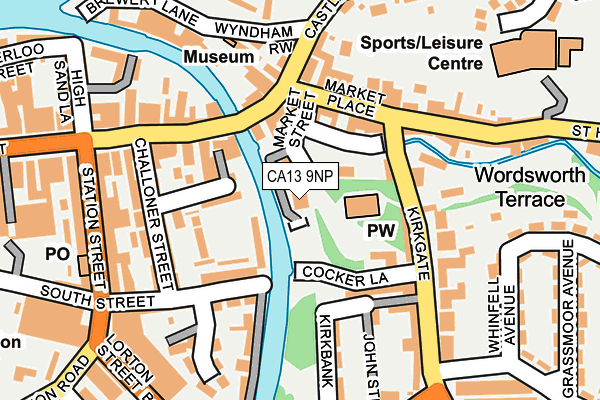 CA13 9NP map - OS OpenMap – Local (Ordnance Survey) CA13 9NP map - OS OpenMap – Local (Ordnance Survey)