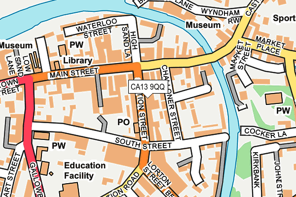 CA13 9QQ map - OS OpenMap – Local (Ordnance Survey) CA13 9QQ map - OS OpenMap – Local (Ordnance Survey)
