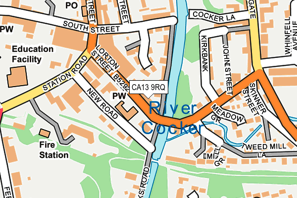 CA13 9RQ map - OS OpenMap – Local (Ordnance Survey) CA13 9RQ map - OS OpenMap – Local (Ordnance Survey)