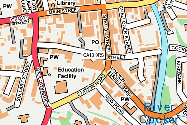 CA13 9RS map - OS OpenMap – Local (Ordnance Survey) CA13 9RS map - OS OpenMap – Local (Ordnance Survey)