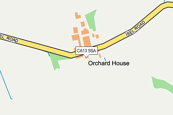 CA13 9SA map - OS OpenMap – Local (Ordnance Survey) CA13 9SA map - OS OpenMap – Local (Ordnance Survey)