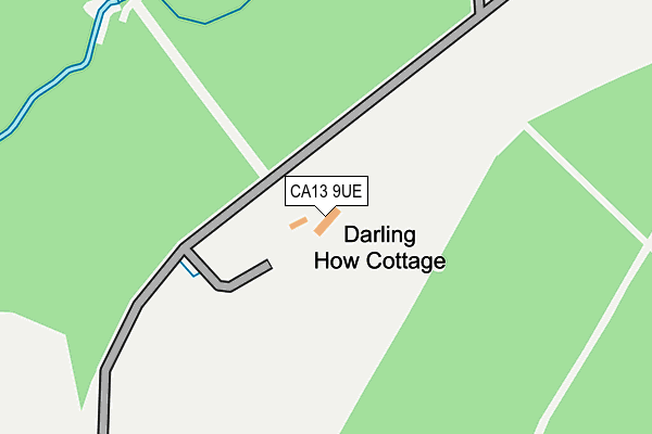 CA13 9UE map - OS OpenMap – Local (Ordnance Survey) CA13 9UE map - OS OpenMap – Local (Ordnance Survey)