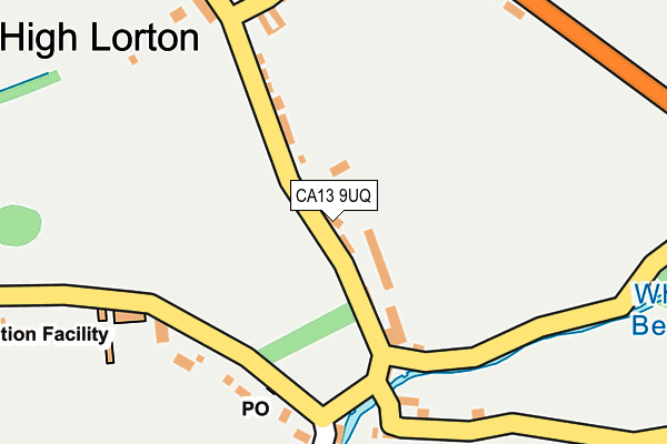CA13 9UQ map - OS OpenMap – Local (Ordnance Survey) CA13 9UQ map - OS OpenMap – Local (Ordnance Survey)