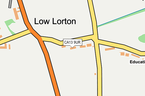 CA13 9UR map - OS OpenMap – Local (Ordnance Survey) CA13 9UR map - OS OpenMap – Local (Ordnance Survey)