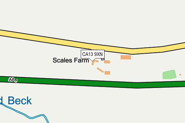 CA13 9XN map - OS OpenMap – Local (Ordnance Survey) CA13 9XN map - OS OpenMap – Local (Ordnance Survey)