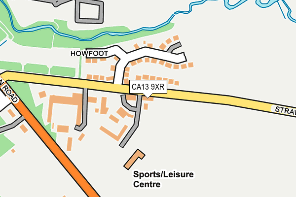 CA13 9XR map - OS OpenMap – Local (Ordnance Survey) CA13 9XR map - OS OpenMap – Local (Ordnance Survey)