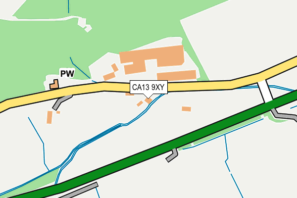 CA13 9XY map - OS OpenMap – Local (Ordnance Survey) CA13 9XY map - OS OpenMap – Local (Ordnance Survey)
