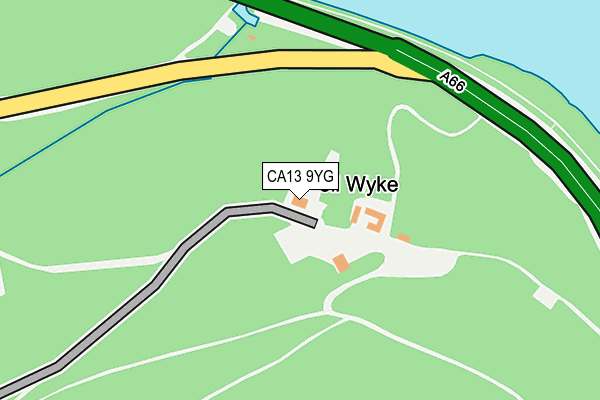 CA13 9YG map - OS OpenMap – Local (Ordnance Survey) CA13 9YG map - OS OpenMap – Local (Ordnance Survey)