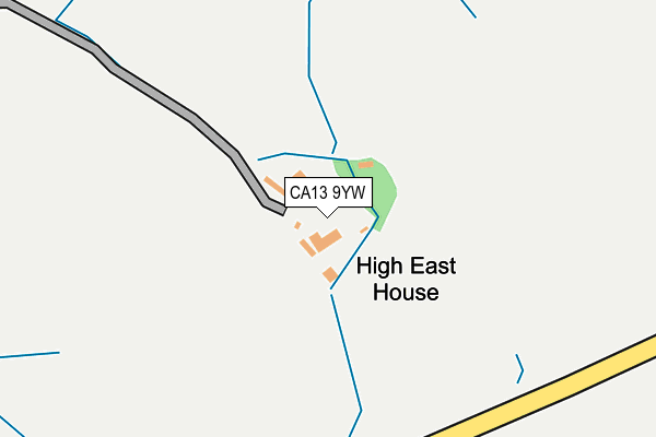 CA13 9YW map - OS OpenMap – Local (Ordnance Survey) CA13 9YW map - OS OpenMap – Local (Ordnance Survey)