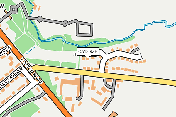 CA13 9ZB map - OS OpenMap – Local (Ordnance Survey) CA13 9ZB map - OS OpenMap – Local (Ordnance Survey)