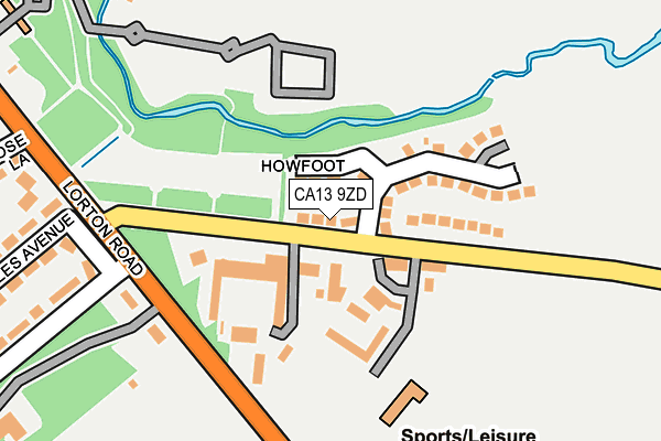 CA13 9ZD map - OS OpenMap – Local (Ordnance Survey) CA13 9ZD map - OS OpenMap – Local (Ordnance Survey)
