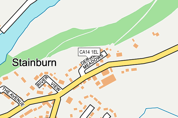 CA14 1EL map - OS OpenMap – Local (Ordnance Survey) CA14 1EL map - OS OpenMap – Local (Ordnance Survey)