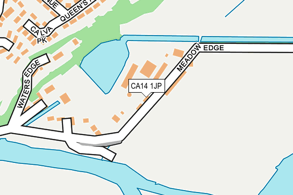CA14 1JP map - OS OpenMap – Local (Ordnance Survey) CA14 1JP map - OS OpenMap – Local (Ordnance Survey)