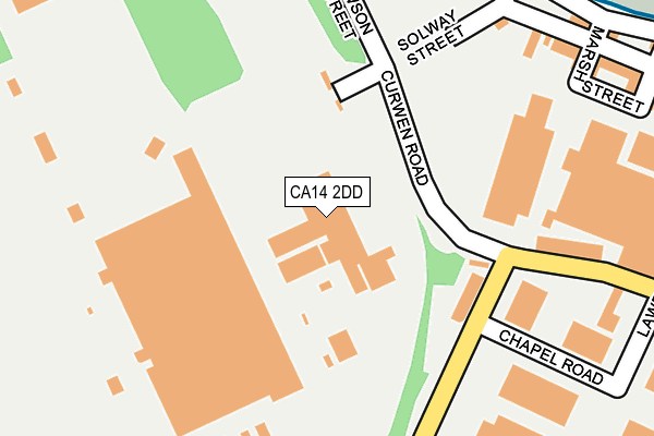 CA14 2DD map - OS OpenMap – Local (Ordnance Survey) CA14 2DD map - OS OpenMap – Local (Ordnance Survey)