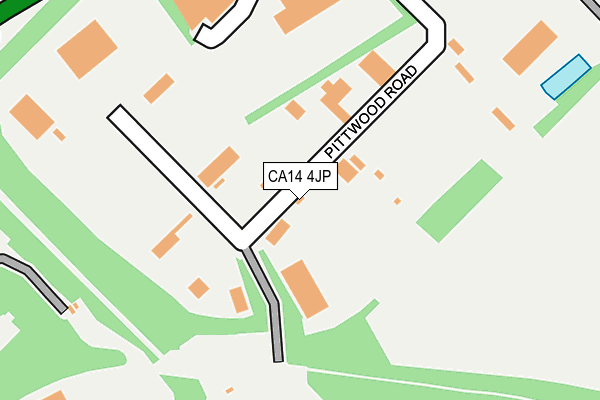 CA14 4JP map - OS OpenMap – Local (Ordnance Survey)