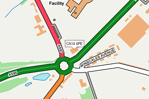 CA14 4PE map - OS OpenMap – Local (Ordnance Survey) CA14 4PE map - OS OpenMap – Local (Ordnance Survey)