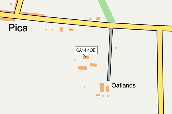 CA14 4QE map - OS OpenMap – Local (Ordnance Survey) CA14 4QE map - OS OpenMap – Local (Ordnance Survey)