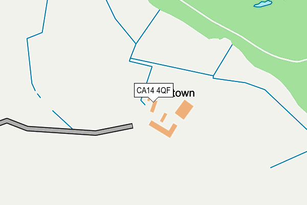 CA14 4QF map - OS OpenMap – Local (Ordnance Survey)